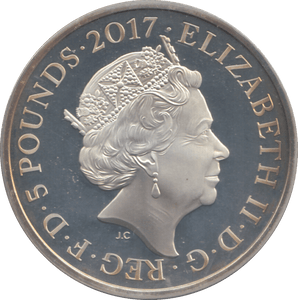 2017 SILVER £5 WORLD WAR I ( PROOF ) - SILVER WORLD COINS - Cambridgeshire Coins