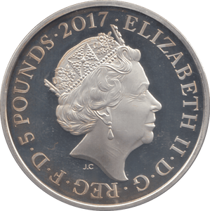 2017 SILVER £5 WORLD WAR I ( PROOF ) - SILVER WORLD COINS - Cambridgeshire Coins