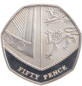 2017 SILVER 50P ( PROOF ) - WORLD COINS - Cambridgeshire Coins