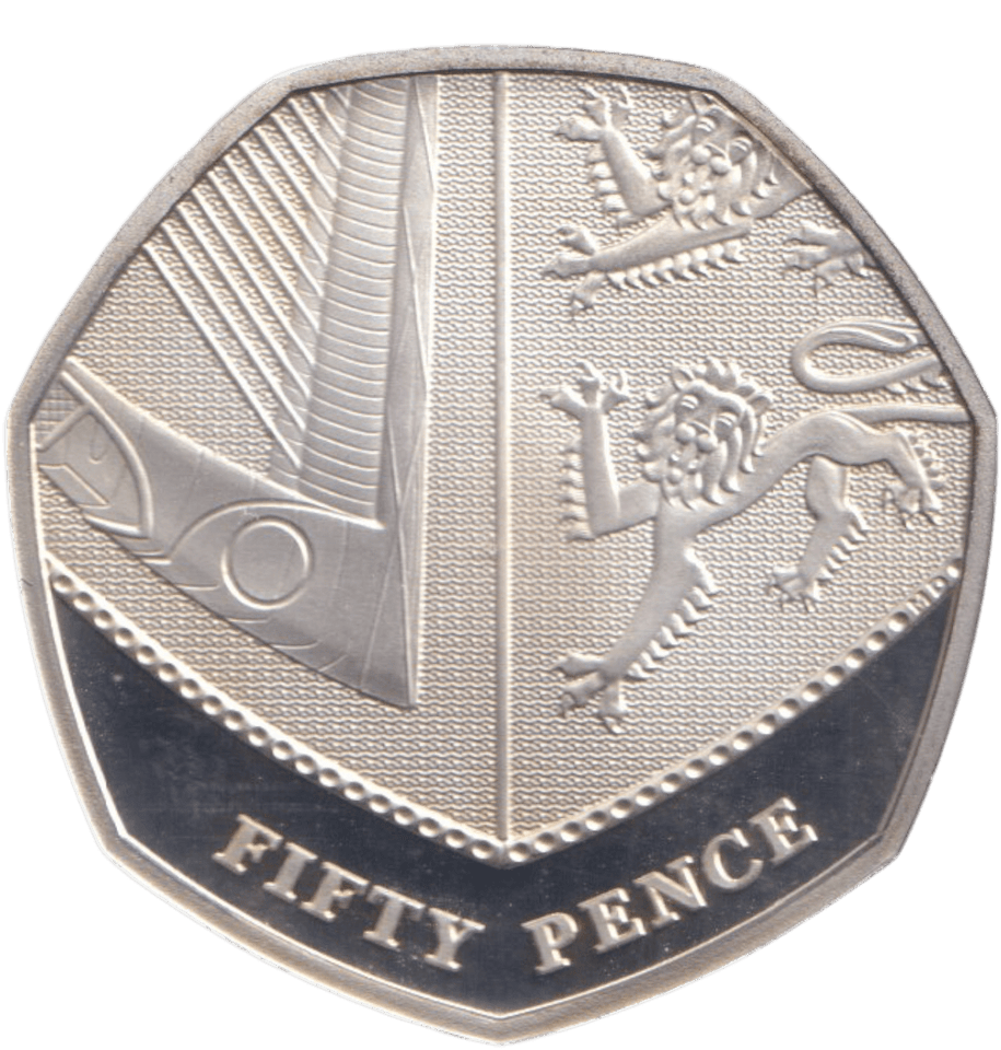 2017 SILVER 50P ( PROOF ) - WORLD COINS - Cambridgeshire Coins