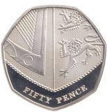 2017 SILVER 50P ( PROOF ) - WORLD COINS - Cambridgeshire Coins