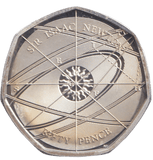 2017 SILVER 50P SIR ISAAC NEWTON ( PROOF ) - WORLD COINS - Cambridgeshire Coins