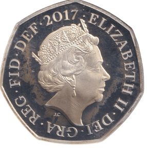 2017 SILVER 50P SIR ISAAC NEWTON ( PROOF ) - WORLD COINS - Cambridgeshire Coins