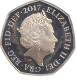 2017 SILVER 50P SIR ISAAC NEWTON ( PROOF ) - WORLD COINS - Cambridgeshire Coins