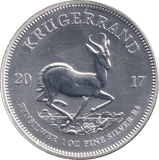 2017 SILVER KRUGERRAND 1OZ SOUTH AFRICA - SILVER WORLD COINS - Cambridgeshire Coins