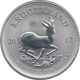 2017 SILVER KRUGERRAND SOUTH AFRICA ( BU ) - SILVER WORLD COINS - Cambridgeshire Coins
