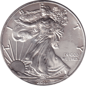 2017 SILVER LIBERTY DOLLAR USA - SILVER WORLD COINS - Cambridgeshire Coins