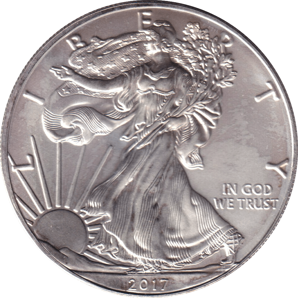 2017 SILVER LIBERTY DOLLAR USA - SILVER WORLD COINS - Cambridgeshire Coins