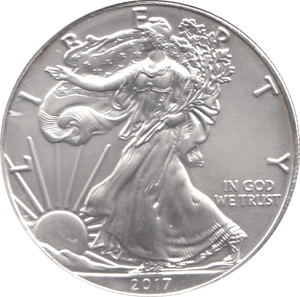 2017 SILVER LIBERTY DOLLAR USA - SILVER WORLD COINS - Cambridgeshire Coins