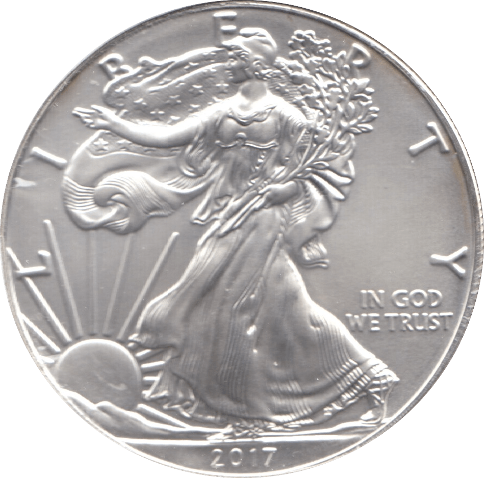 2017 SILVER LIBERTY DOLLAR USA - SILVER WORLD COINS - Cambridgeshire Coins
