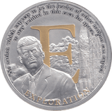 2017 SILVER PLATED JOHN F. KENNEDY 100TH BIRTHDAY EXPLORATION - WORLD COINS - Cambridgeshire Coins