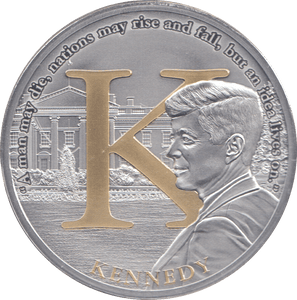 2017 SILVER PLATED JOHN F. KENNEDY 100TH BIRTHDAY KENNEDY - WORLD COINS - Cambridgeshire Coins