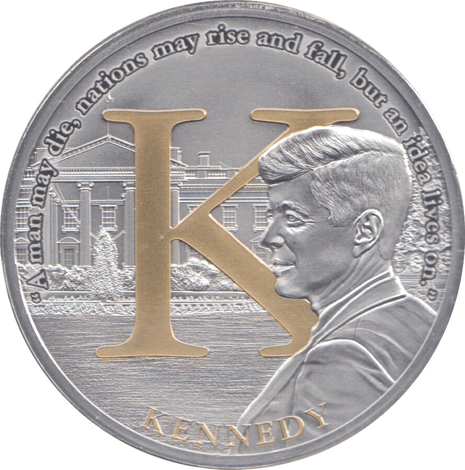 2017 SILVER PLATED JOHN F. KENNEDY 100TH BIRTHDAY KENNEDY - WORLD COINS - Cambridgeshire Coins