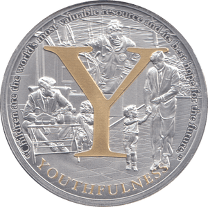 2017 SILVER PLATED JOHN F. KENNEDY 100TH BIRTHDAY YOUTHFULNESS - WORLD COINS - Cambridgeshire Coins