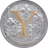 2017 SILVER PLATED JOHN F. KENNEDY 100TH BIRTHDAY YOUTHFULNESS - WORLD COINS - Cambridgeshire Coins