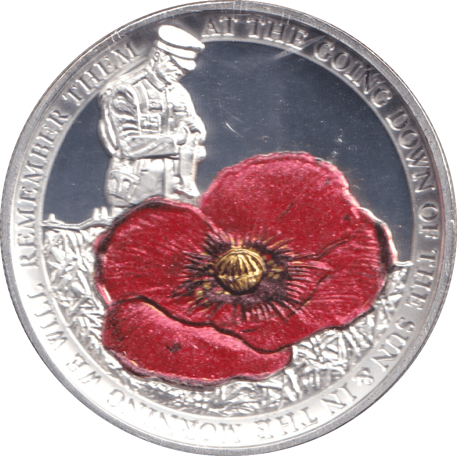 2017 SILVER PLATED ONE CROWN - SILVER WORLD COINS - Cambridgeshire Coins