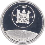 2017 SILVER PLATED ONE DOLLAR FIJI - WORLD COINS - Cambridgeshire Coins