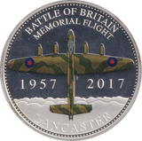 2017 SILVER PLATED PROOF BATTLE OF BRITAIN FIFTY PENCE LANCASTER - SILVER WORLD COINS - Cambridgeshire Coins