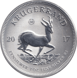 2017 SILVER PROOF 1OZ .999 SILVER KRUGERRAND SOUTH AFRICA - SILVER WORLD COINS - Cambridgeshire Coins