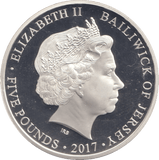 2017 SILVER PROOF £5 KING CANUTE - SILVER WORLD COINS - Cambridgeshire Coins