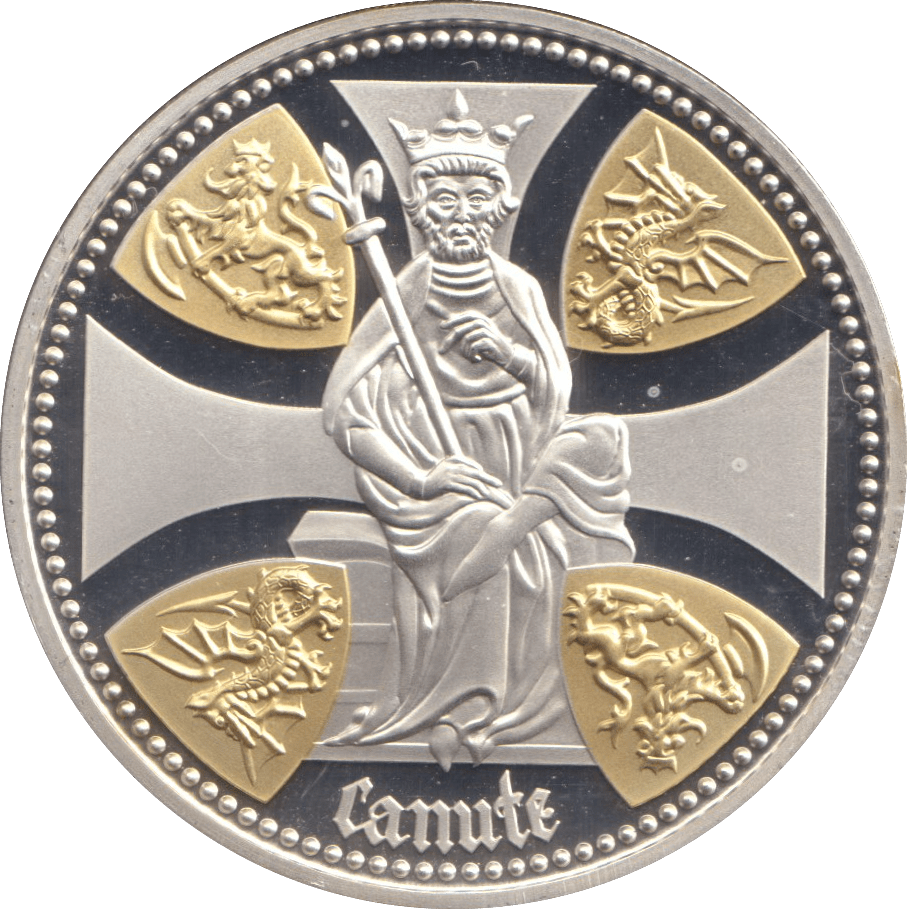 2017 SILVER PROOF £5 KING CANUTE - SILVER WORLD COINS - Cambridgeshire Coins