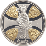 2017 SILVER PROOF £5 KING CANUTE - SILVER WORLD COINS - Cambridgeshire Coins