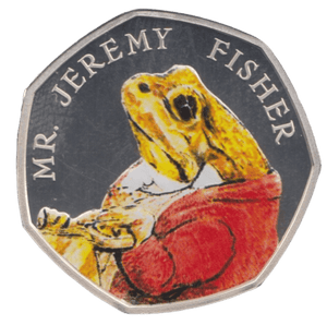 2017 SILVER PROOF 50P MR. JEREMY FISHER - 50P Silver Proof - Cambridgeshire Coins
