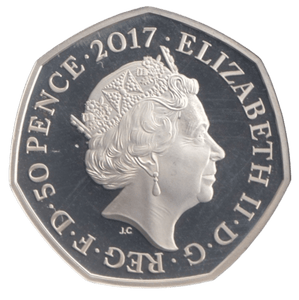 2017 SILVER PROOF 50P MR. JEREMY FISHER - 50P Silver Proof - Cambridgeshire Coins