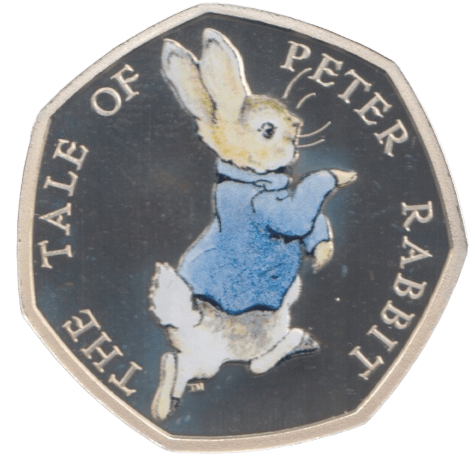 2017 SILVER PROOF 50P PETER RABBIT - 50P Silver Proof - Cambridgeshire Coins