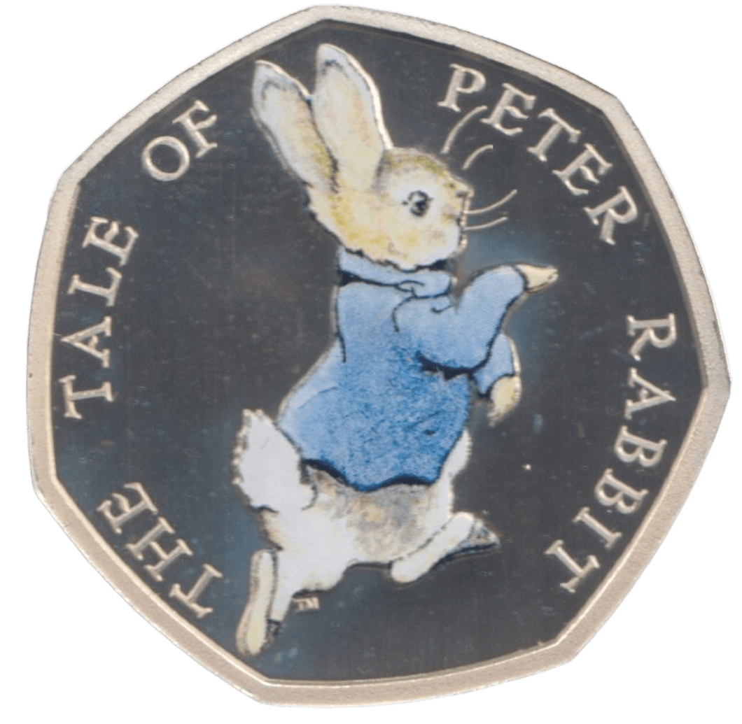 2017 SILVER PROOF 50P PETER RABBIT - 50P Silver Proof - Cambridgeshire Coins