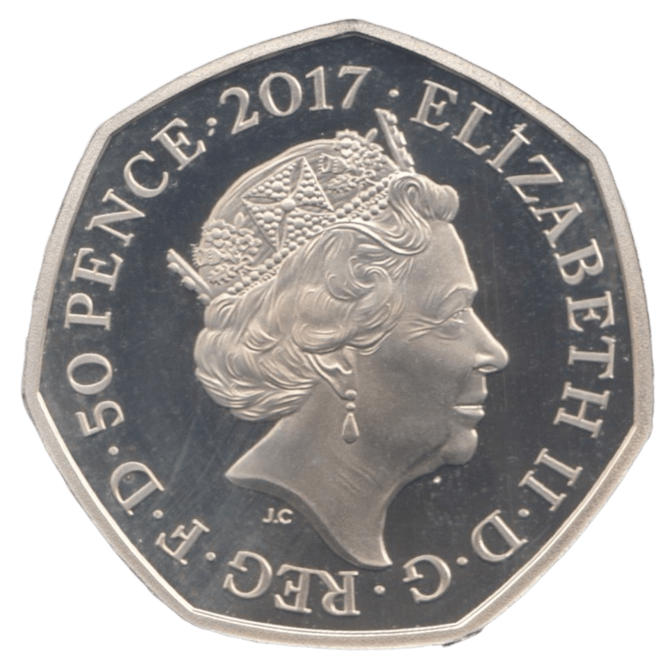 2017 SILVER PROOF 50P PETER RABBIT - 50P Silver Proof - Cambridgeshire Coins