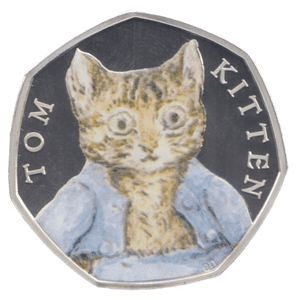 2017 SILVER PROOF 50P TOM KITTEN - 50P Silver Proof - Cambridgeshire Coins