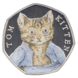 2017 SILVER PROOF 50P TOM KITTEN - 50P Silver Proof - Cambridgeshire Coins