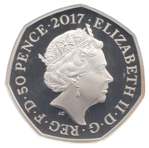 2017 SILVER PROOF 50P TOM KITTEN - 50P Silver Proof - Cambridgeshire Coins