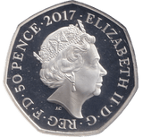 2017 SILVER PROOF COLOURED 50P BEATRIX POTTER TOM KITTEN - 50P Silver Proof - Cambridgeshire Coins