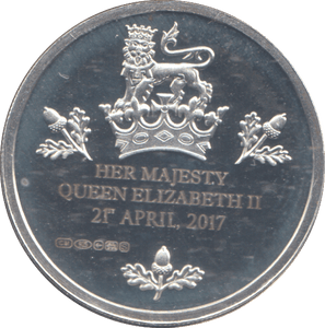 2017 SILVER PROOF ELIZABETH II 90TH BIRTHDAY MEDALLION - MEDALS & MEDALLIONS - Cambridgeshire Coins