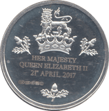 2017 SILVER PROOF ELIZABETH II 90TH BIRTHDAY MEDALLION - MEDALS & MEDALLIONS - Cambridgeshire Coins
