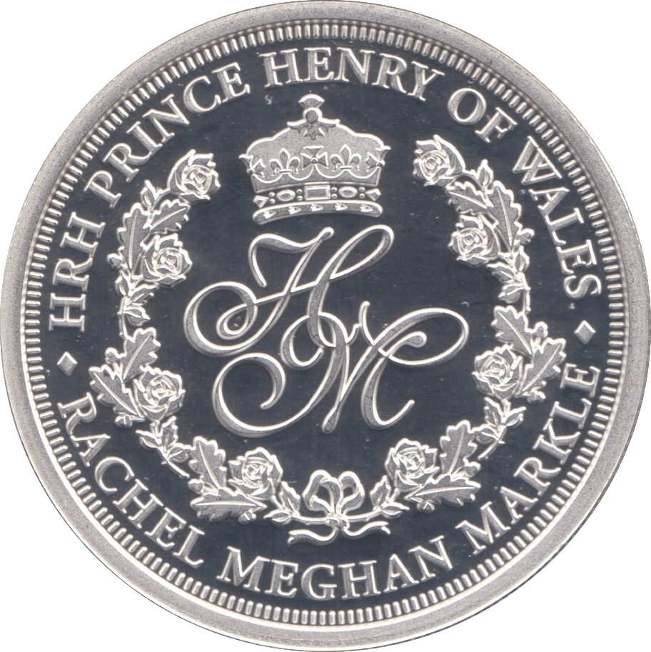 2017 SILVER PROOF ENGAGEMENT HARRY AND MEGAN - SILVER WORLD COINS - Cambridgeshire Coins