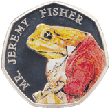 2017 SILVER PROOF FIFTY PENCE MR JEREMY FISHER GREAT BRITAIN - SILVER WORLD COINS - Cambridgeshire Coins
