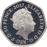 2017 SILVER PROOF FIFTY PENCE TOM KITTEN GREAT BRITAIN - SILVER WORLD COINS - Cambridgeshire Coins