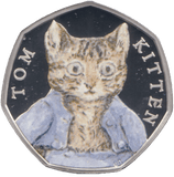 2017 SILVER PROOF FIFTY PENCE TOM KITTEN GREAT BRITAIN - SILVER WORLD COINS - Cambridgeshire Coins