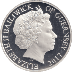 2017 SILVER PROOF FIVE POUND THE HOUSE OF WINDSOR - SILVER WORLD COINS - Cambridgeshire Coins