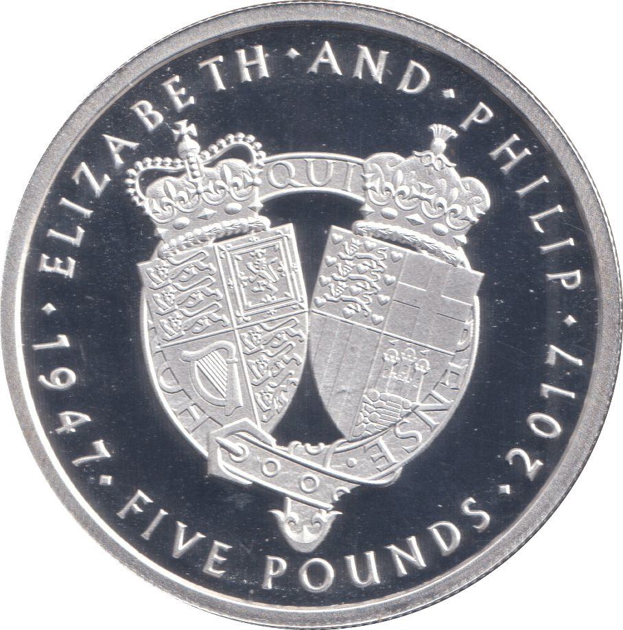 2017 SILVER PROOF FIVE POUNDS ALDERNEY - SILVER WORLD COINS - Cambridgeshire Coins