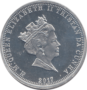 2017 SILVER PROOF ONE POUND TRISTAN DA CUNHA - SILVER WORLD COINS - Cambridgeshire Coins