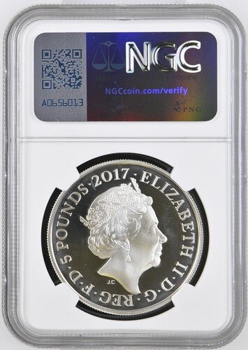 2017 SILVER PROOF PORTRAIT OF DOWNING STREET ( NGC ) PF 68 ULTRA CAMEO - NGC SILVER COINS - Cambridgeshire Coins