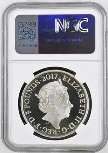 2017 SILVER PROOF PORTRAIT OF HAMPTON COURT PALACE ( NGC ) PF 68 ULTRA CAMEO - NGC SILVER COINS - Cambridgeshire Coins