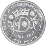 2017 SILVER PROOF £1 PRINCESS DIANA - £1 Silver Proof - Cambridgeshire Coins