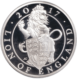 2017 SILVER PROOF TWO POUND QUEEN'S BEASTS LION OF ENGLAND - SILVER WORLD COINS - Cambridgeshire Coins