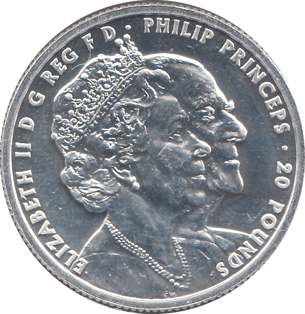 2017 SILVER ROYAL WEDDING TWENTY POUNDS - SILVER WORLD COINS - Cambridgeshire Coins