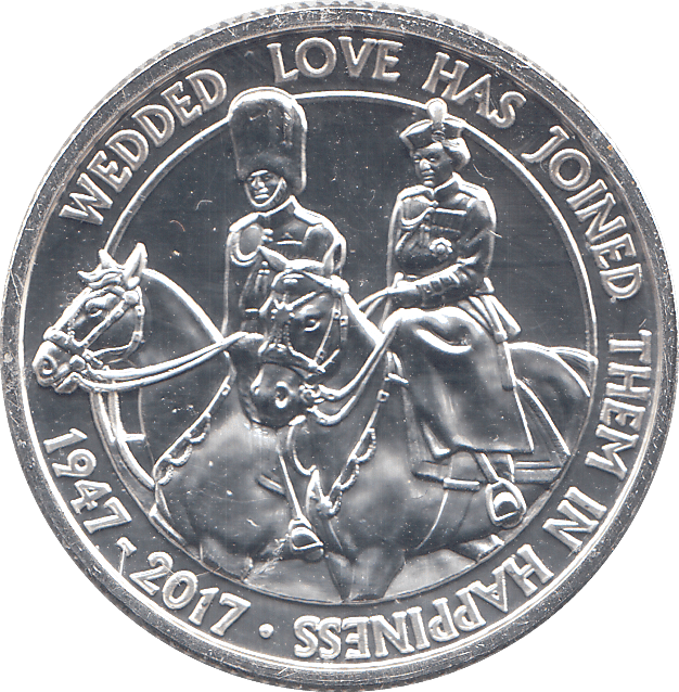 2017 SILVER TWENTY POUND PLATINUM WEDDING ( BU ) - SILVER WORLD COINS - Cambridgeshire Coins